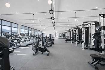State-of-the-art fitness center